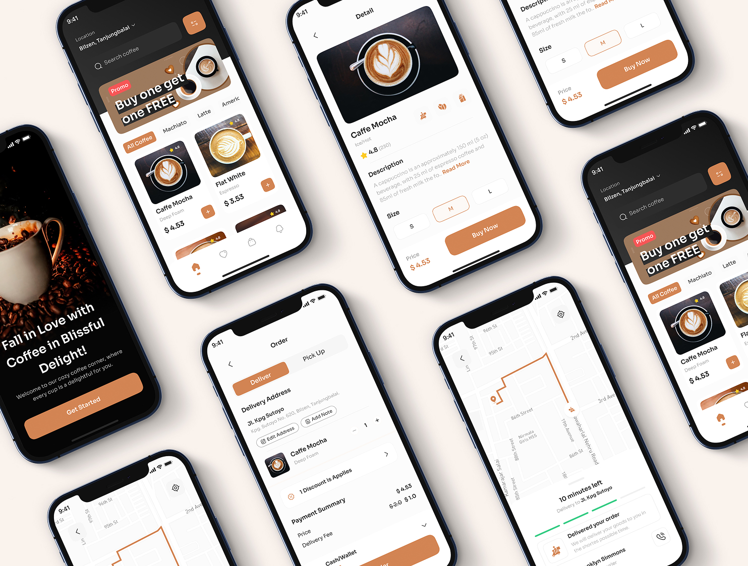 JavaGem – Application Mobile UI pour Coffee Shop
